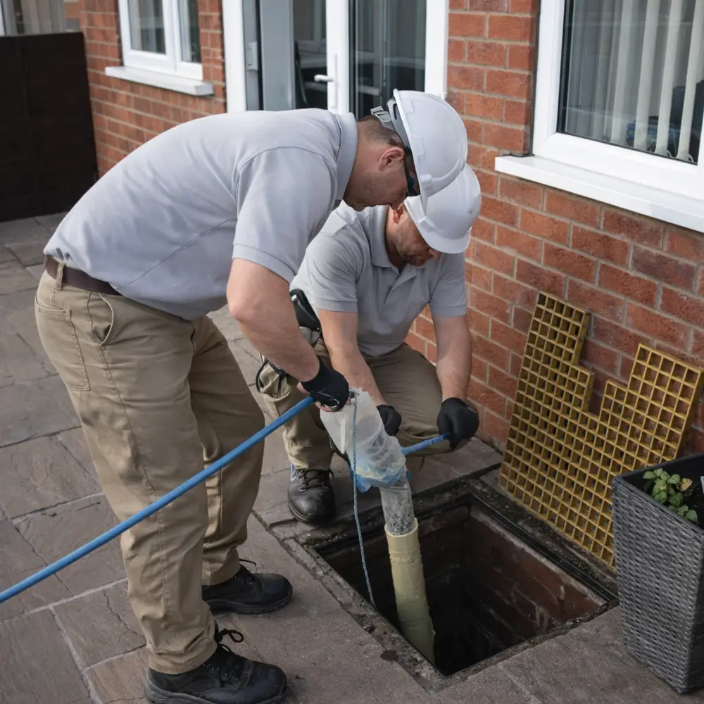 Blocked drain repair service in Orpington